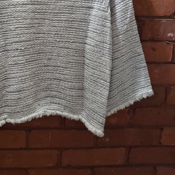 Club Monaco Boucle Textured Sweater with Fringes - Picture 2 of 4